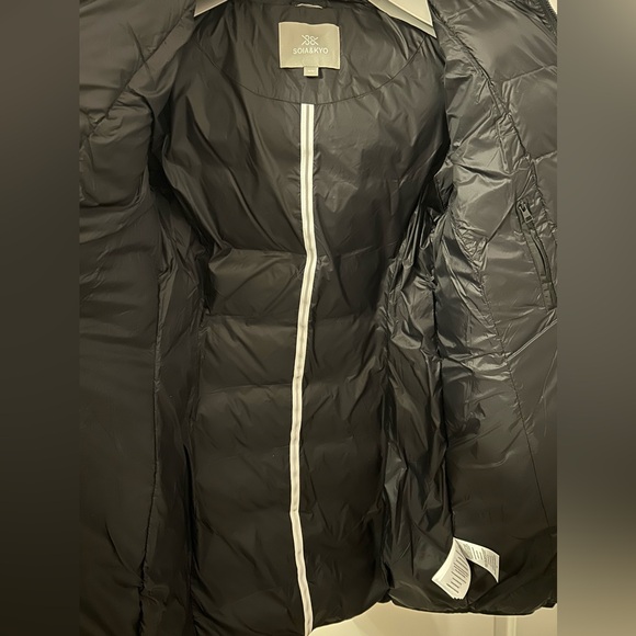 NWT Soia & Kyo Sonny TD Slim Down Coat Jacket Puffer Winter Coat with Hood Sz M - Picture 11 of 15